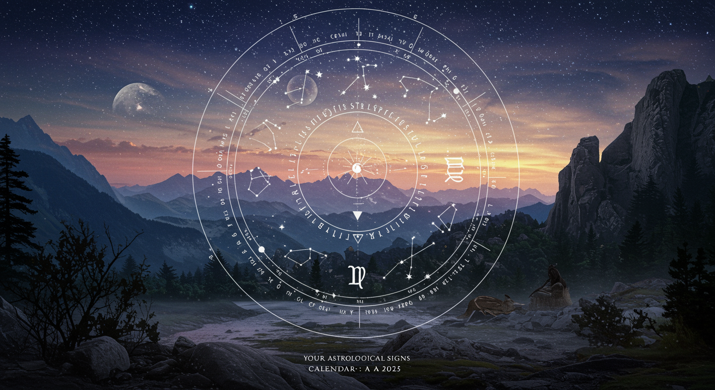 Your Astrological Signs Calendar: A 2025 Guide