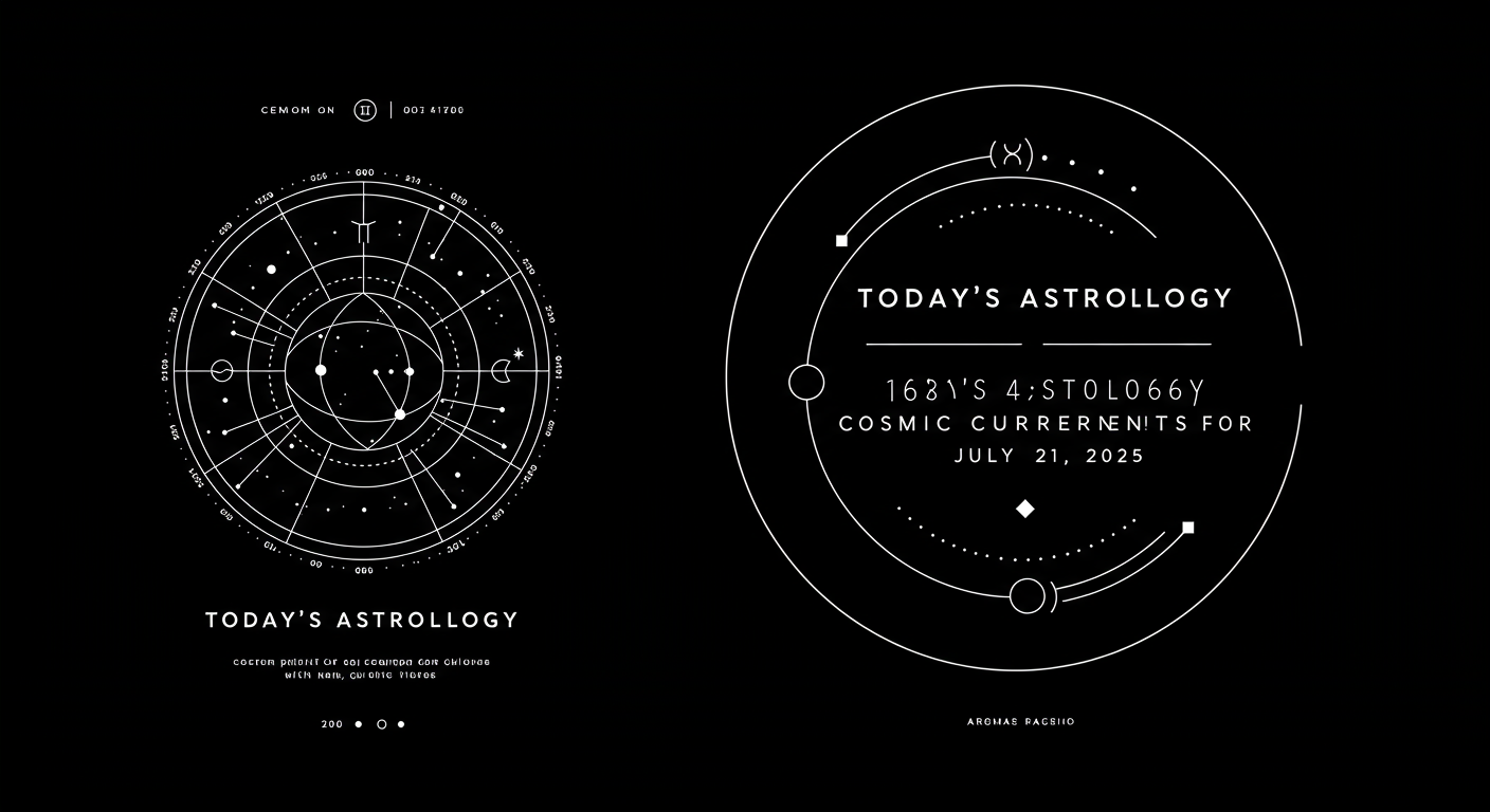 Today's Astrology: Cosmic Currents for July 21, 2025