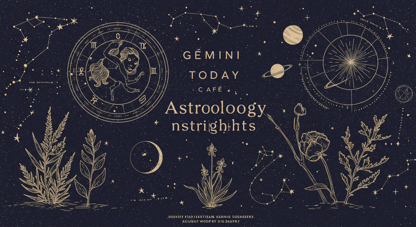 Gemini Today Cafe Astrology Insights