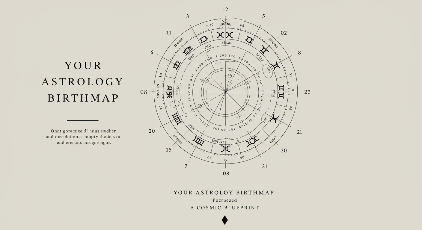 Your Astrology Birthmap: A Cosmic Blueprint