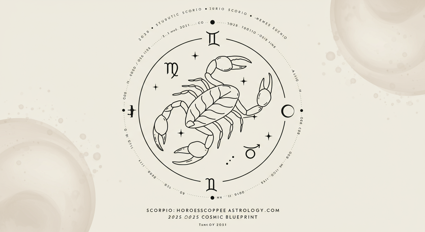 Scorpio: Unveiling Your 2025 Cosmic Blueprint