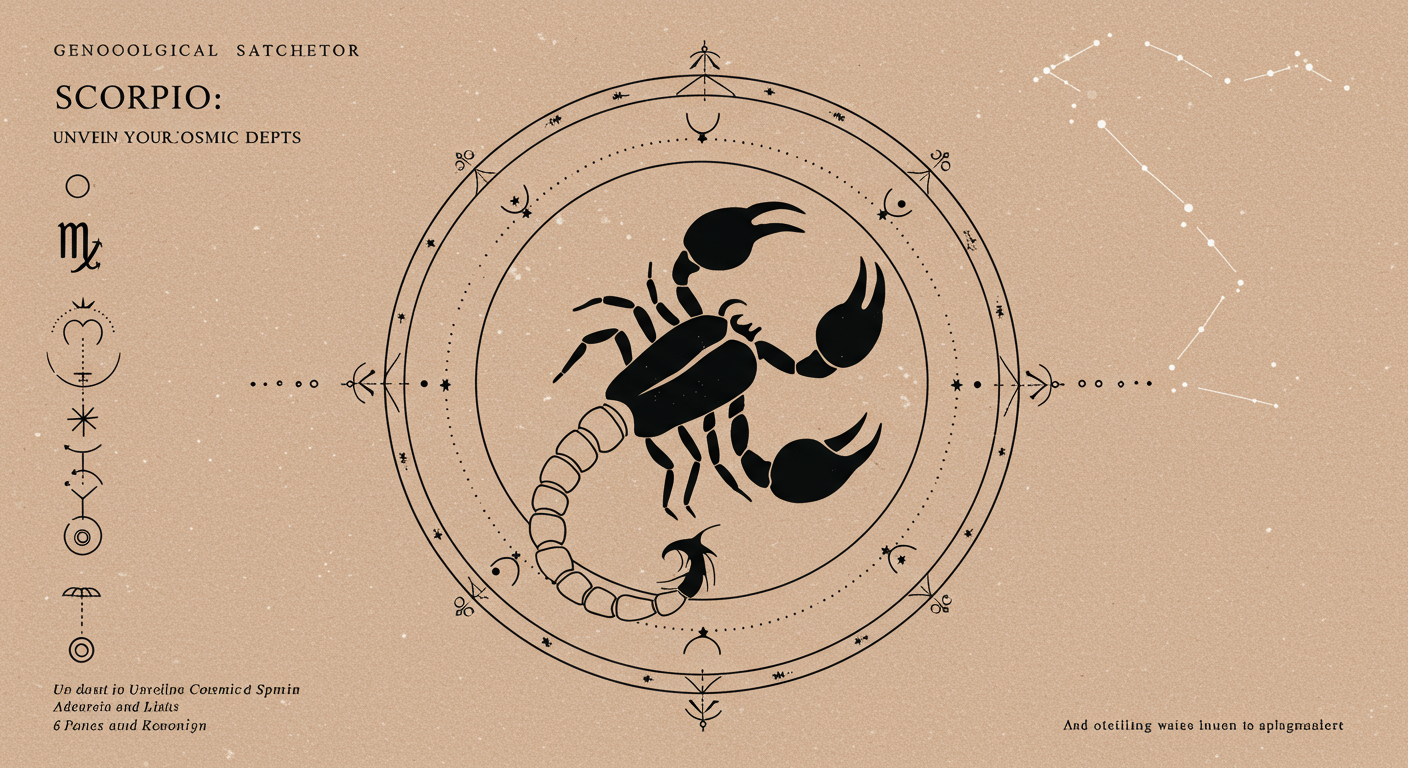 Scorpio: Unveiling Your Cosmic Depths