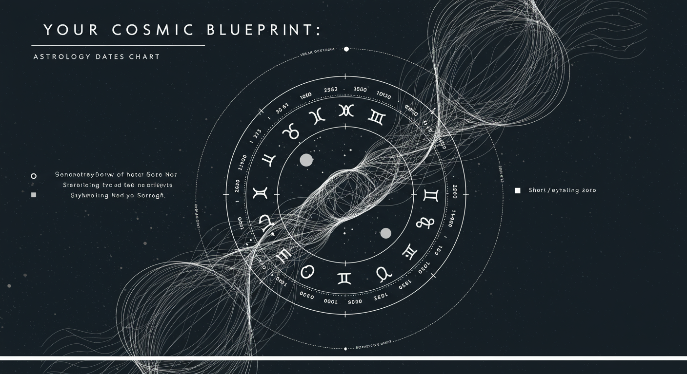 Your Cosmic Blueprint: Astrology Dates Chart