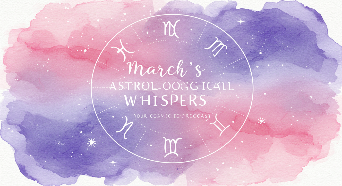 March's Astrological Whispers: Your Cosmic Forecast