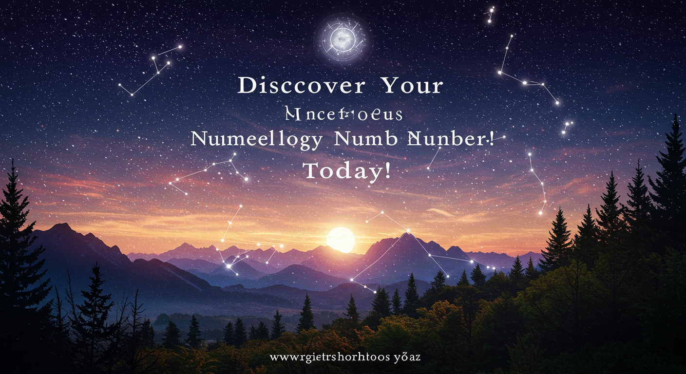 Discover Your Numerology Number Today!