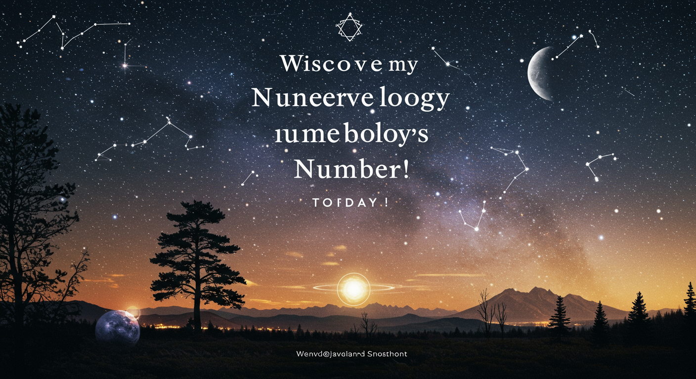 Discover Your Numerology Number Today!