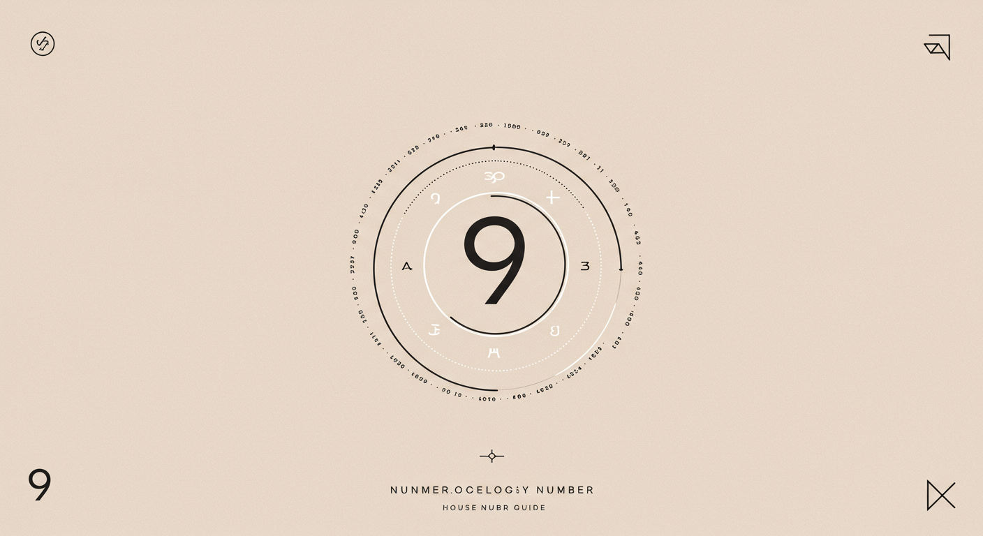 Your 9 Numerology House Number Guide