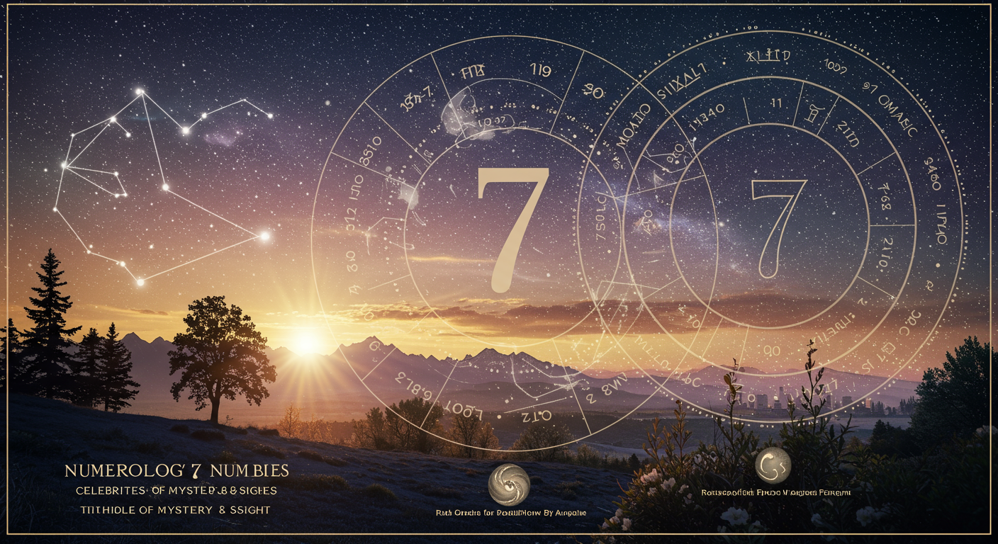 Numerology 7: Celebrities of Mystery & Insight