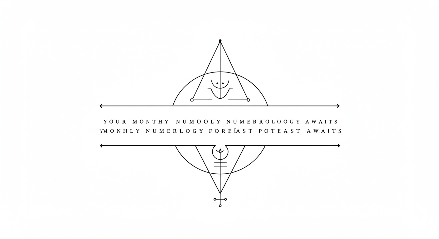 Your Monthly Numerology Forecast Awaits