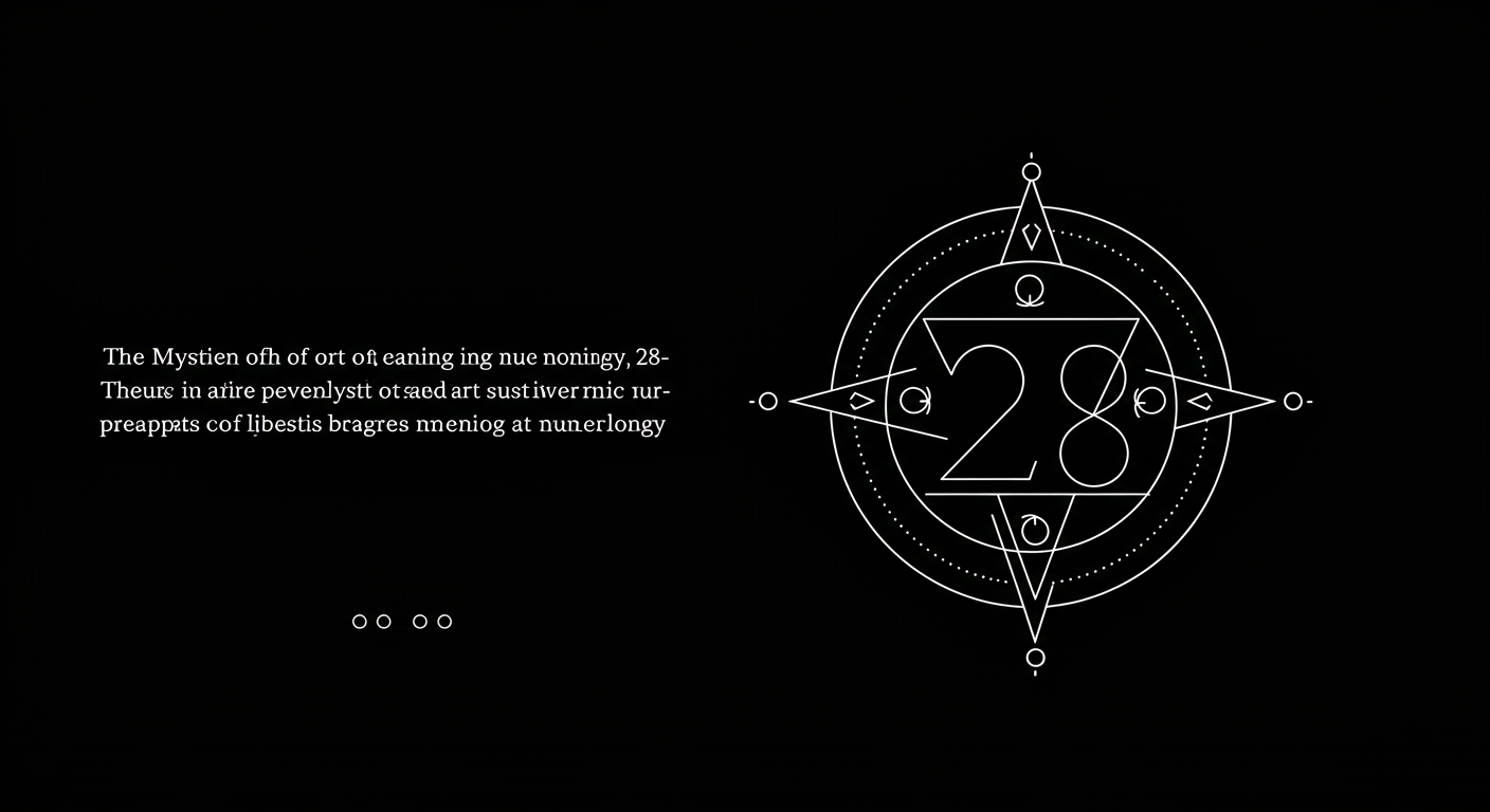 The Mystical Meaning of 28 in Numerology