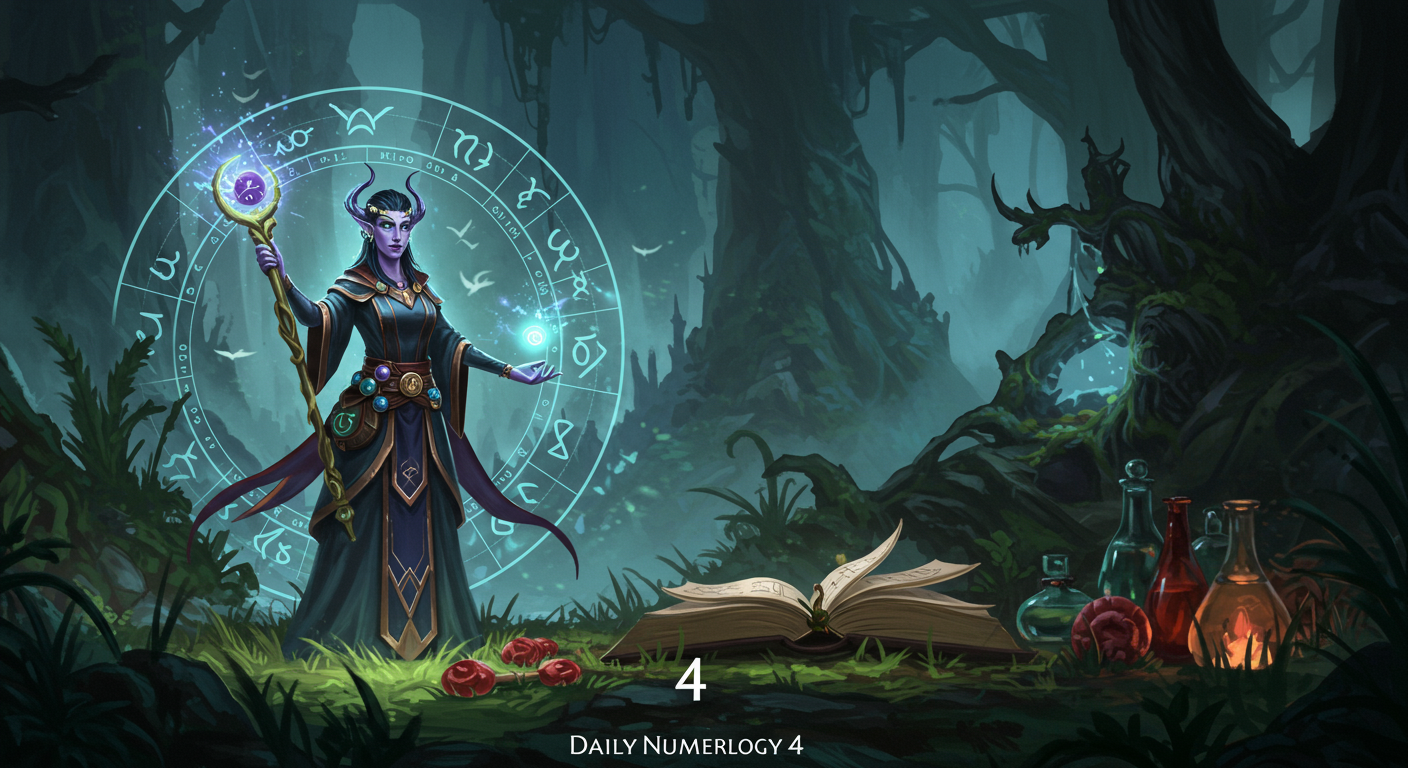 Daily Numerology 4: Foundation & Focus