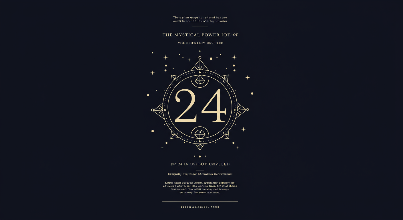The Mystical Power of 24: Your Destiny Unveiled