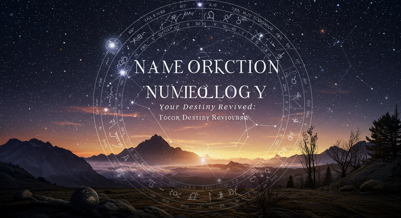 Name Correction Numerology: Your Destiny Revised