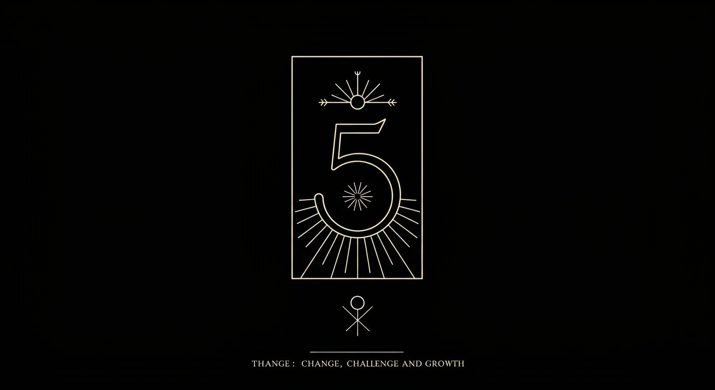 Tarot's 5: Change, Challenge, and Growth