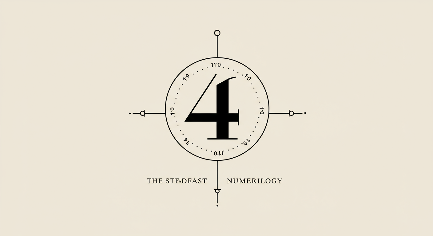 The Steadfast Power of 4 in Numerology