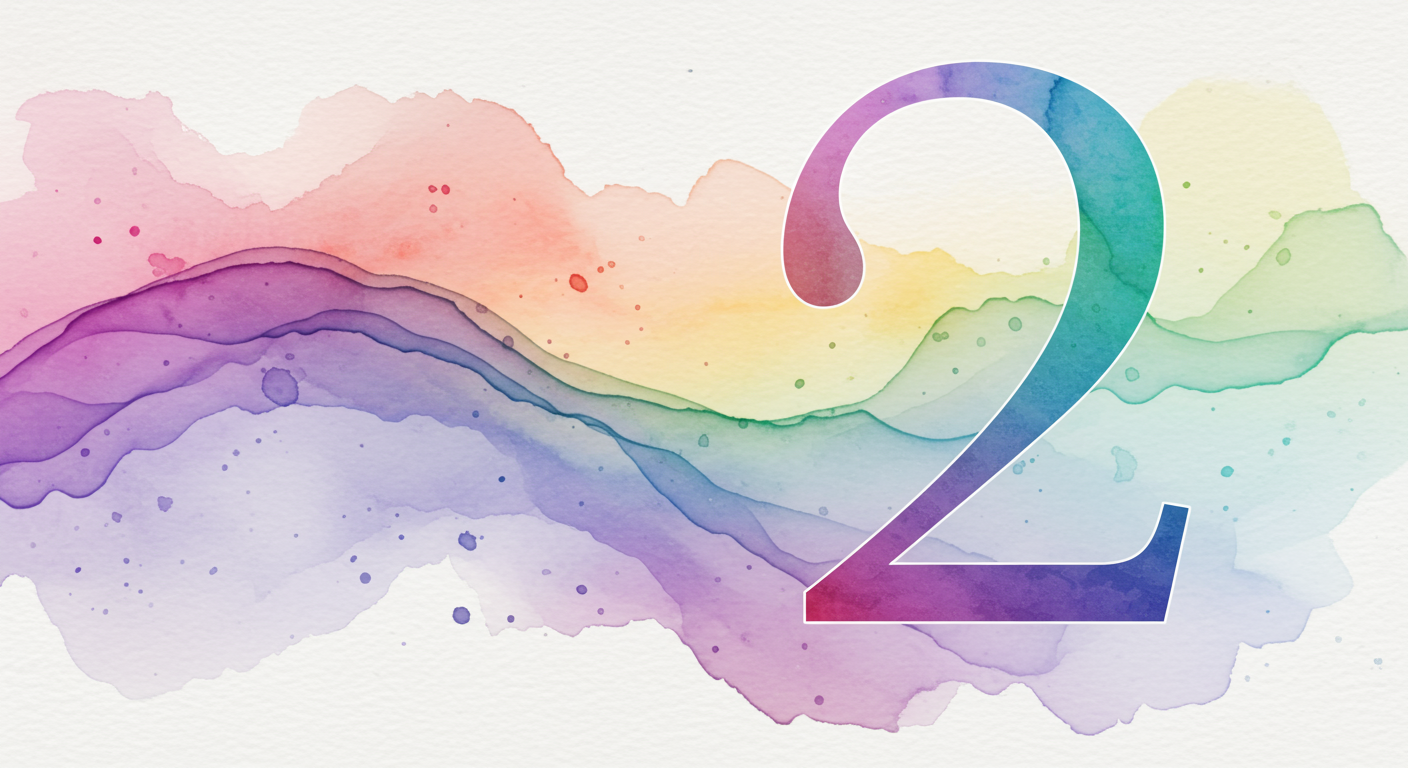 The Dual Nature of Number 2 in Numerology