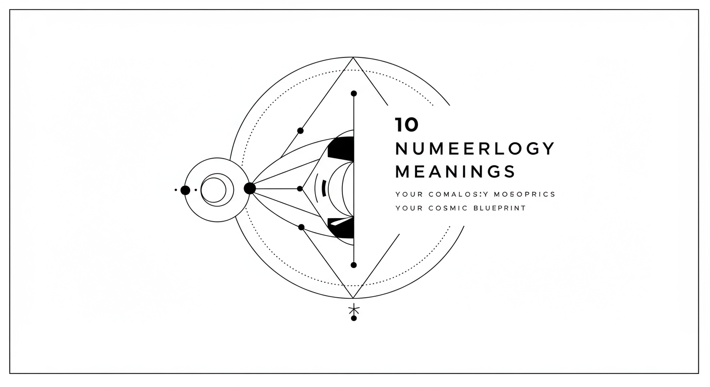 10 Numerology Meanings: Your Cosmic Blueprint