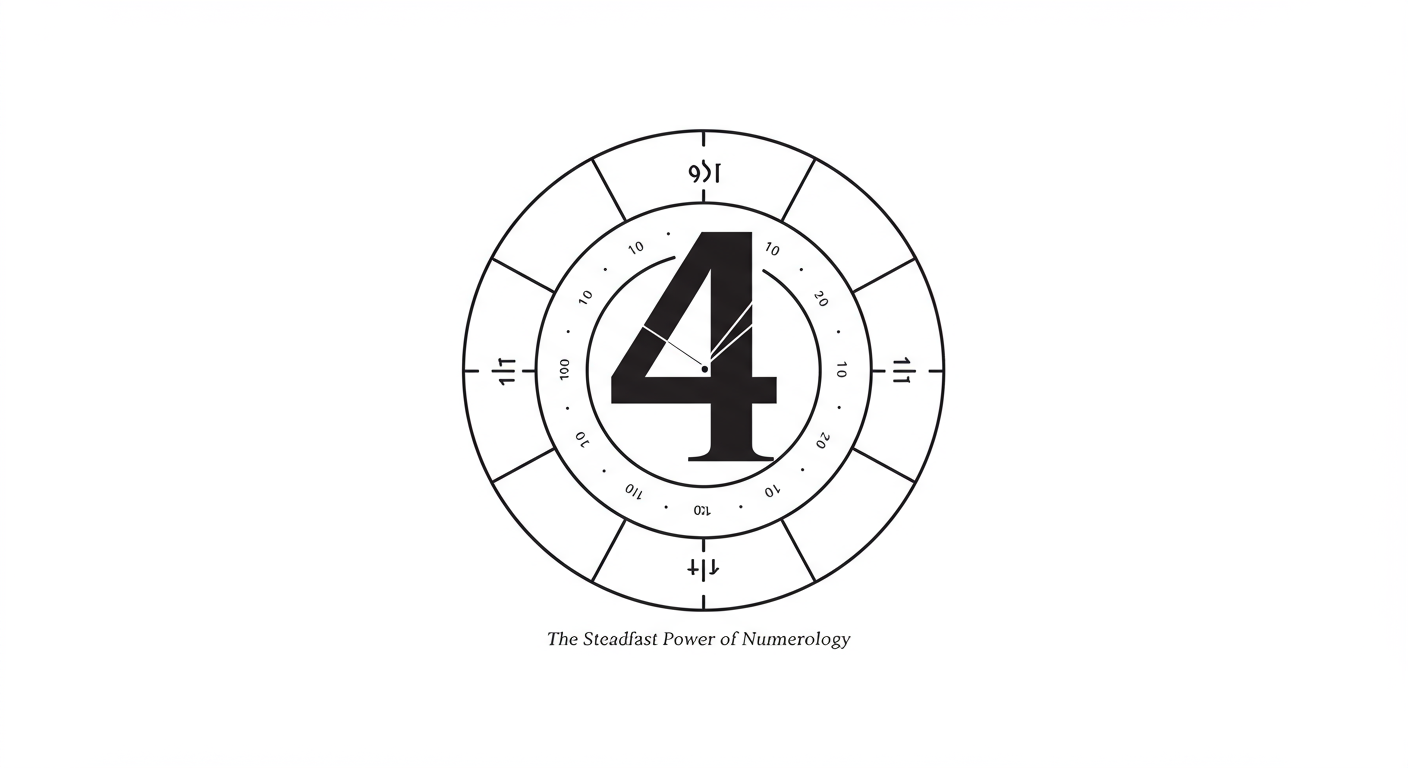 The Steadfast Power of 4 in Numerology