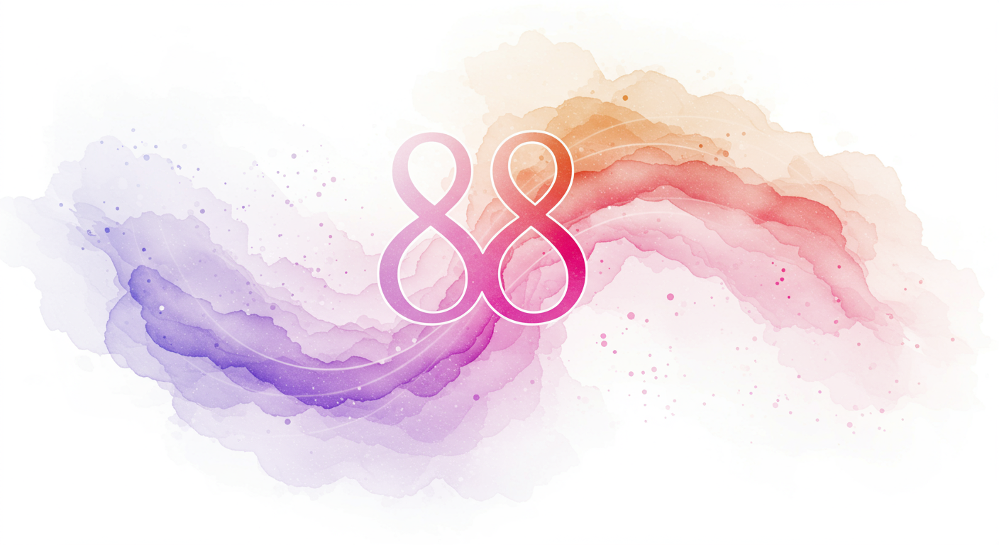 The Cosmic Echo of 88 Numerology