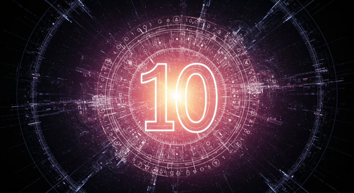 The Cosmic Power of Number 10