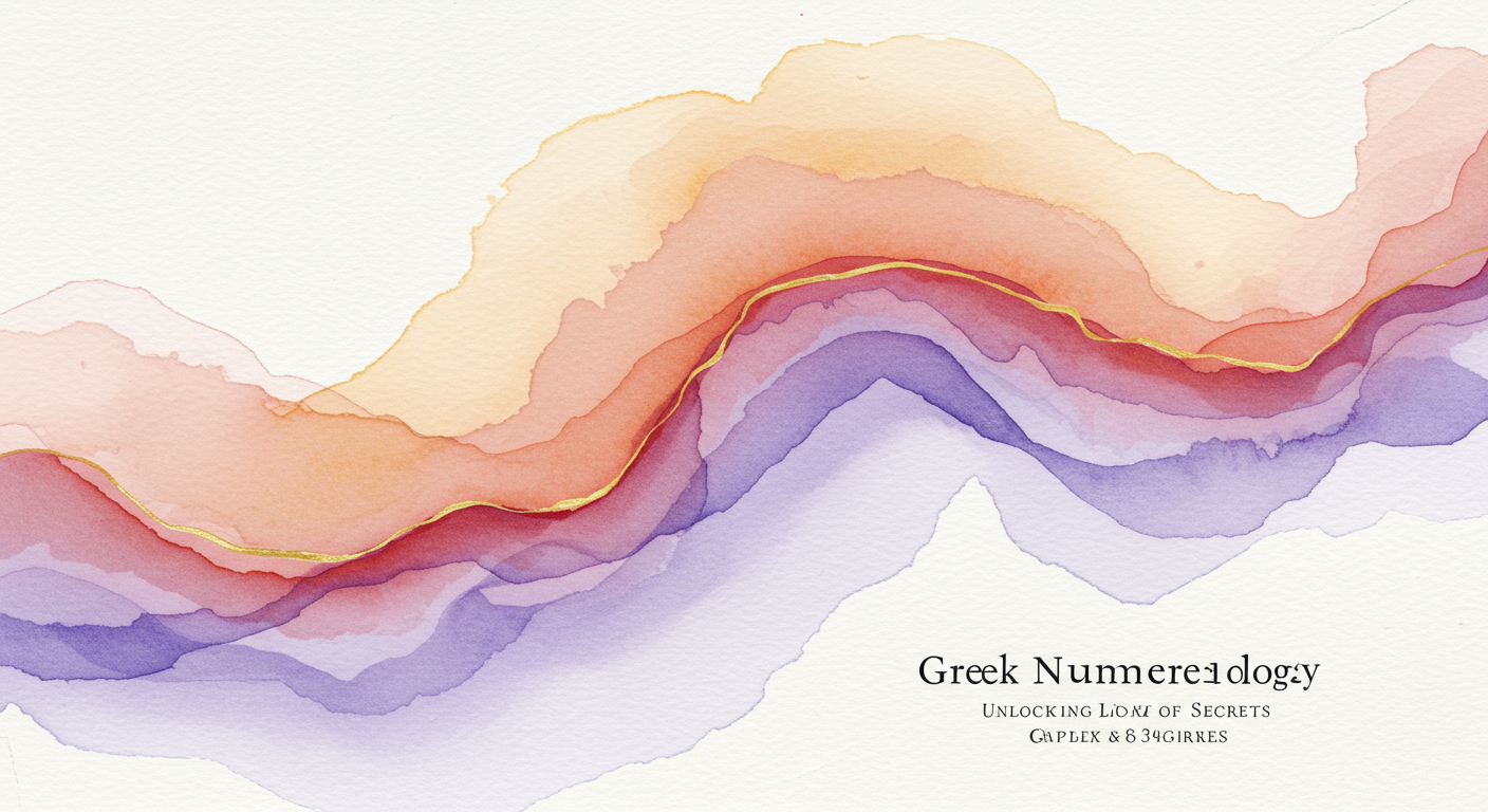 Ancient Greek Numerology: Unlocking Life's Secrets