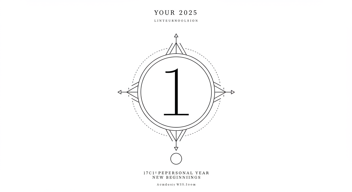 Your 2025 1 Personal Year: New Beginnings