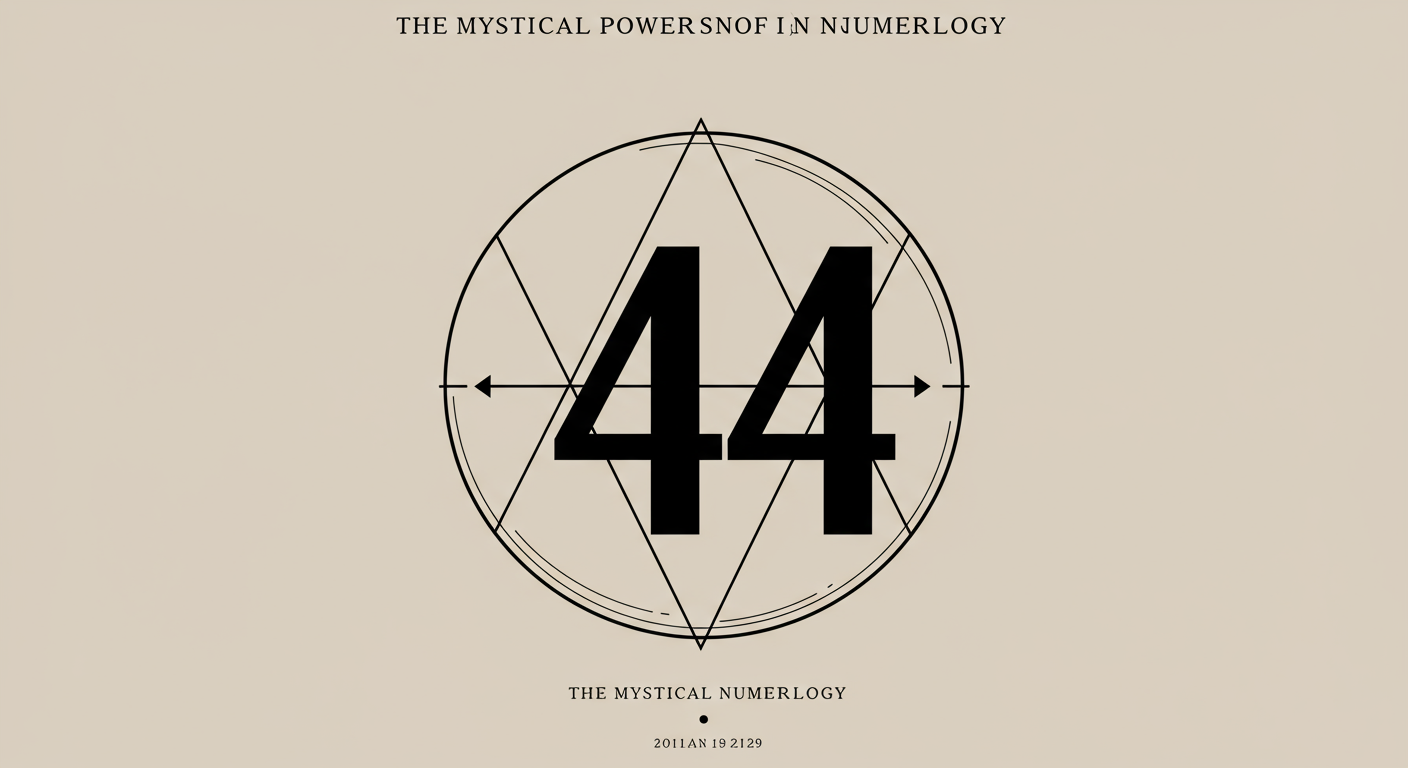 The Mystical Power of 44 in Numerology