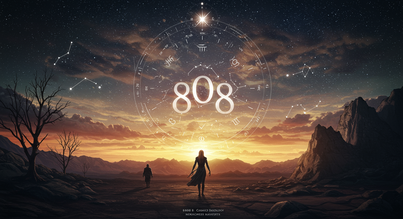 808: Cosmic Echoes in Numerology