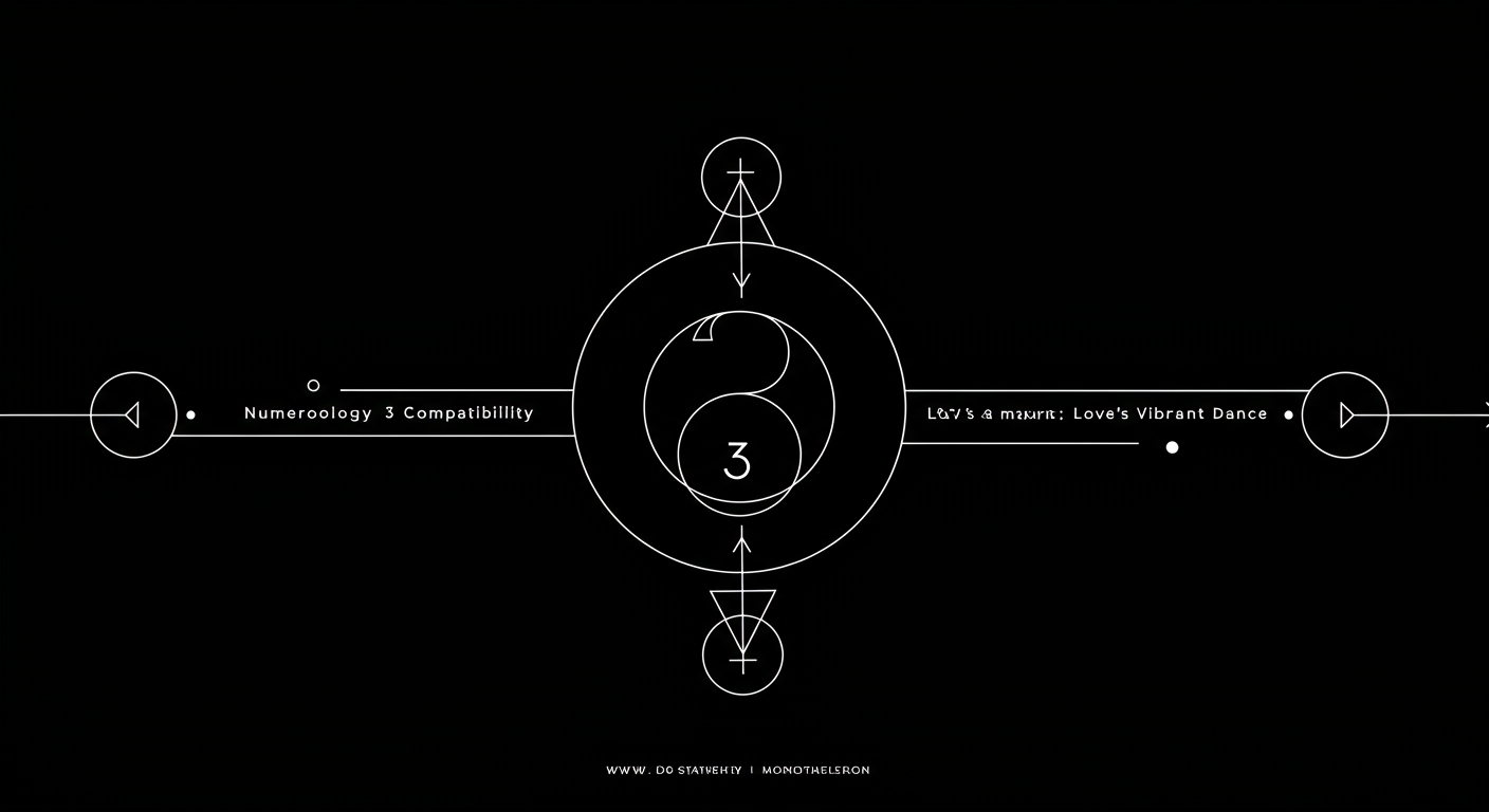 Numerology 3 Compatibility: Love's Vibrant Dance