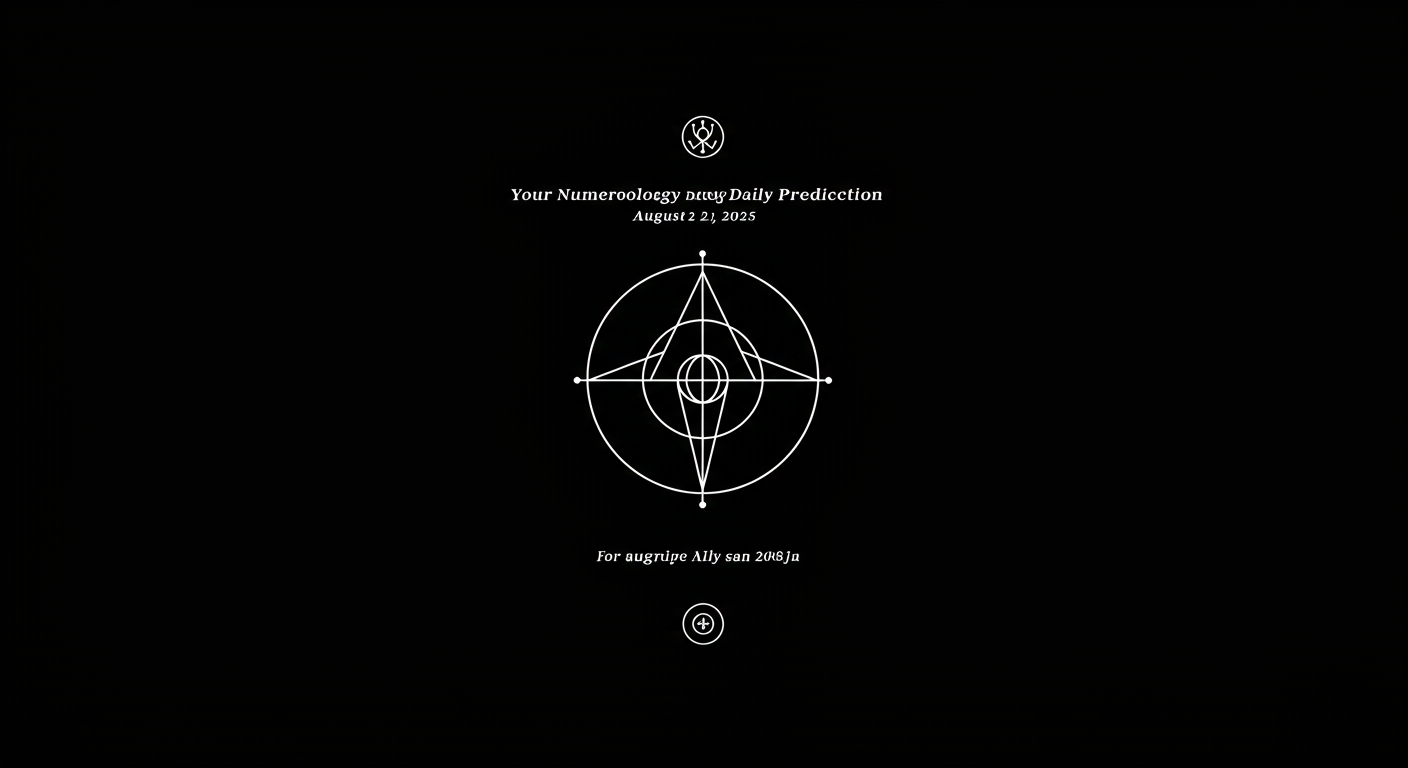 Your Numerology Daily Prediction for August 2nd, 2025