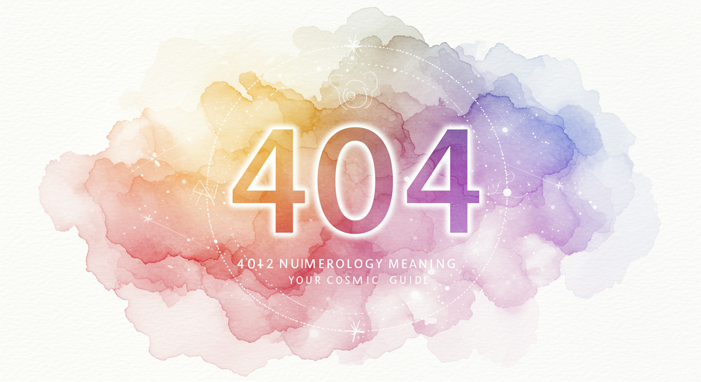 Unlocking 404 Numerology: Your Cosmic Guide