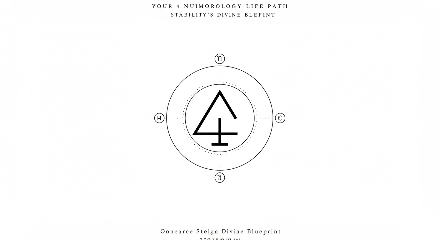 Your 4 Life Path: Stability's Divine Blueprint