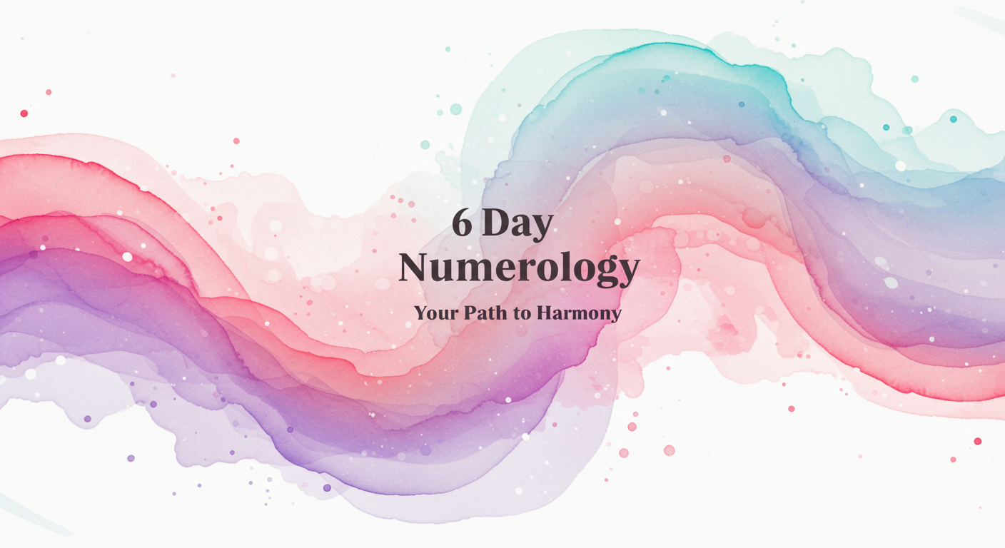 6 Day Numerology: Your Path to Harmony