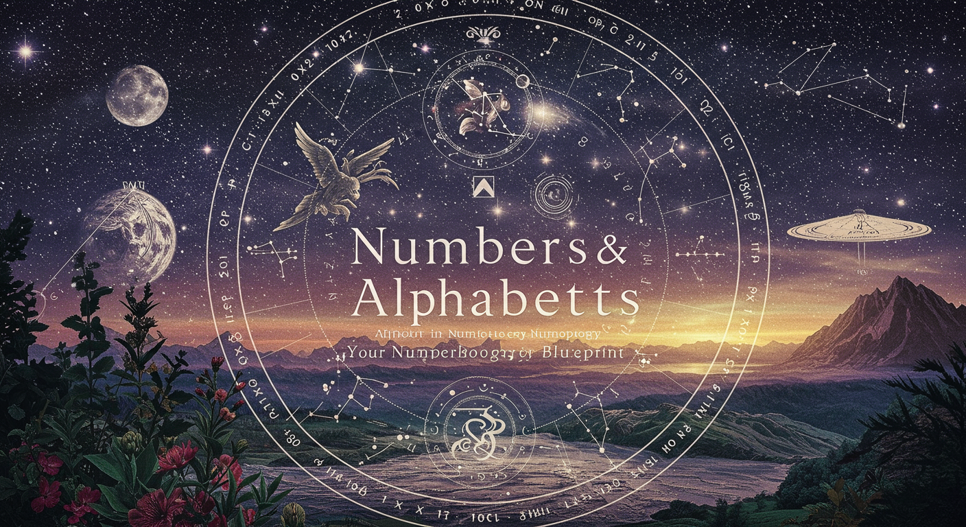 Numbers & Alphabets: Your Numerology Blueprint