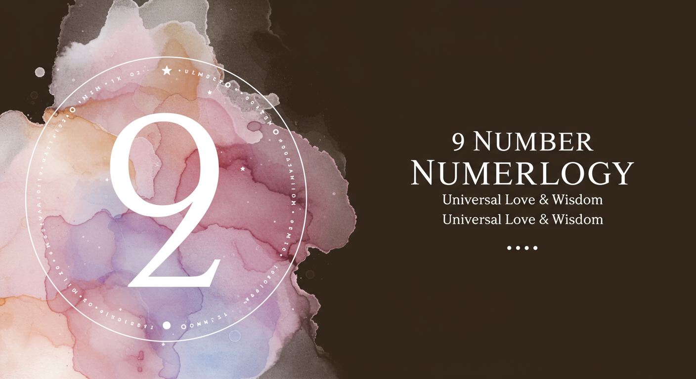 9 Number Numerology: Universal Love & Wisdom