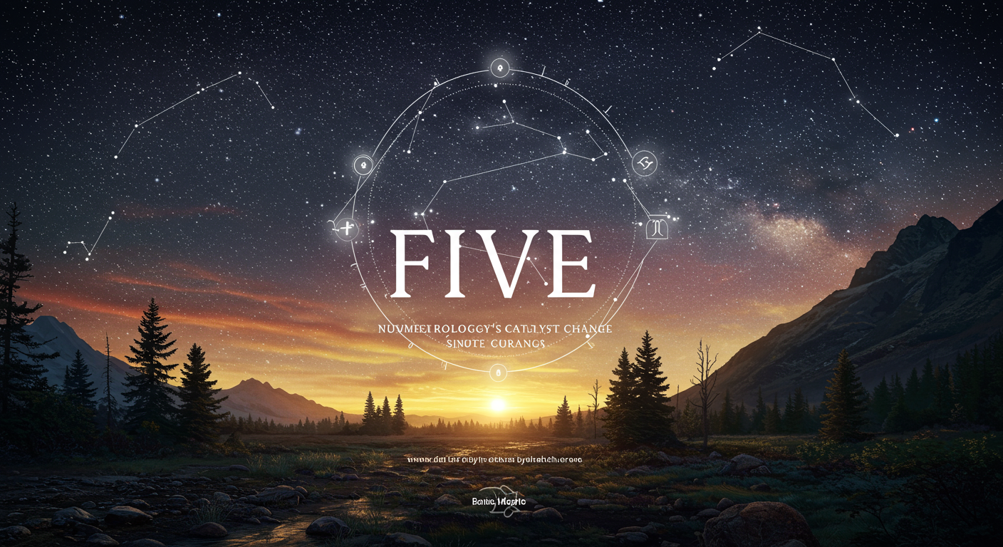 Five: Numerology's Catalyst for Change