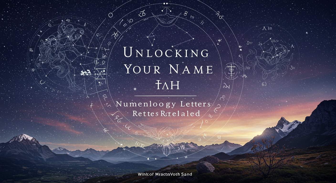 Unlocking Your Name: Numerology Letters Revealed