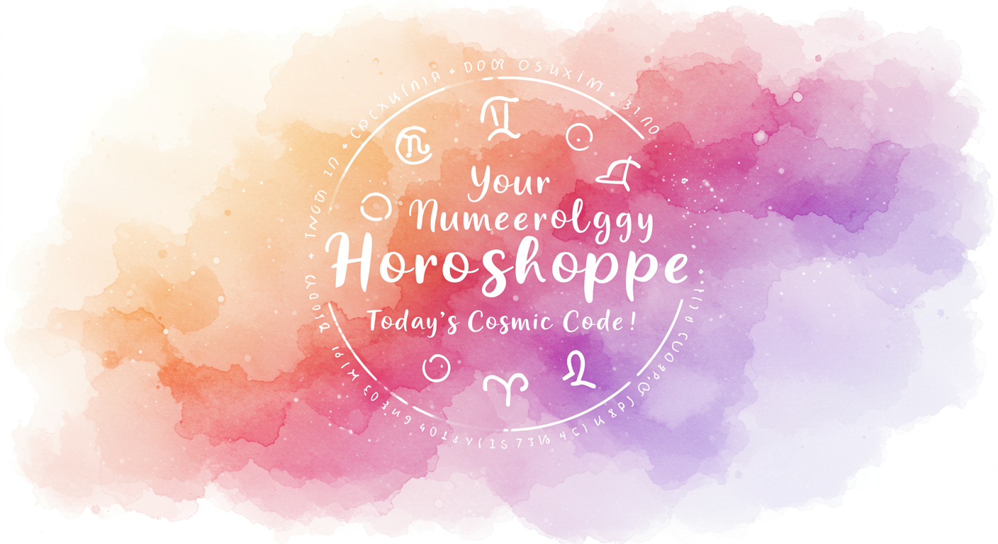Your Numerology Horoscope: Today's Cosmic Code