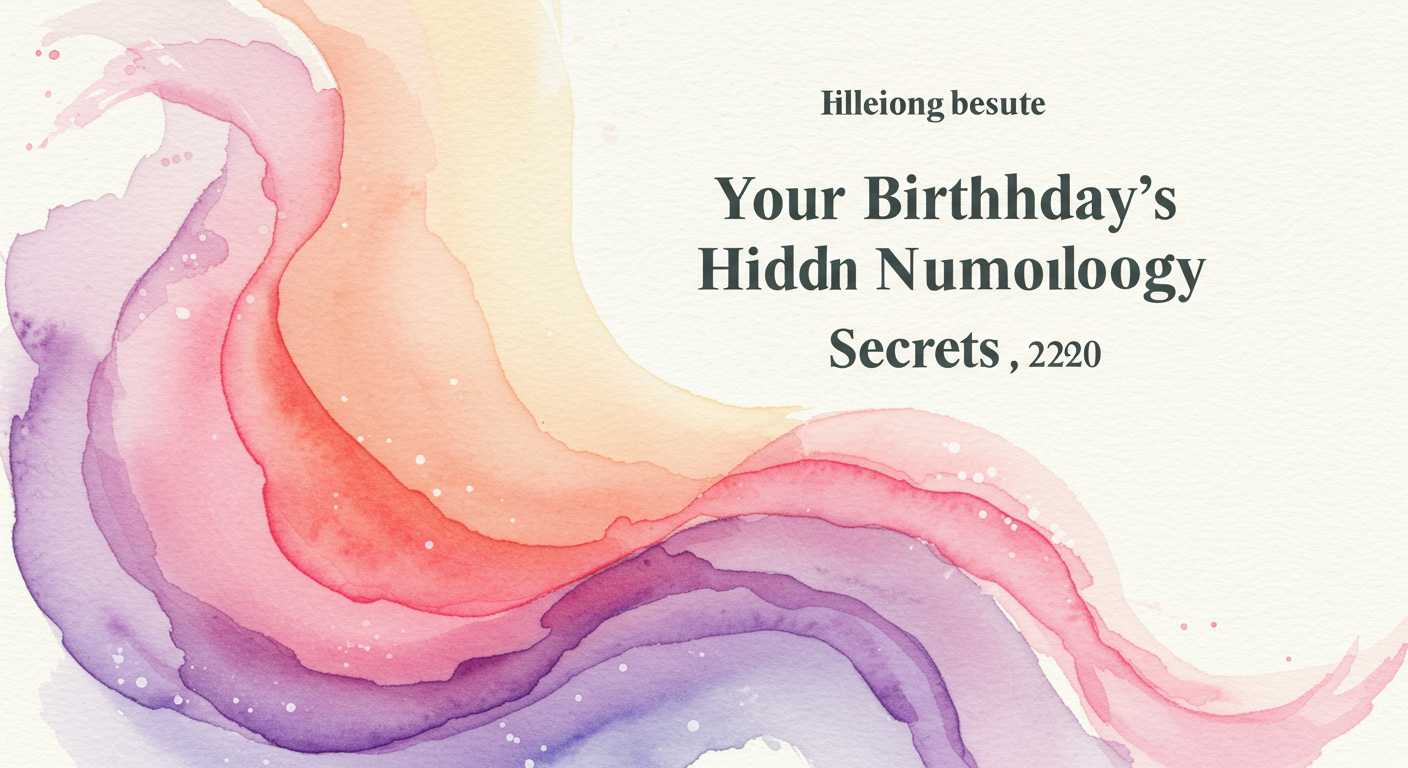 Your Birthday's Hidden Numerology Secrets