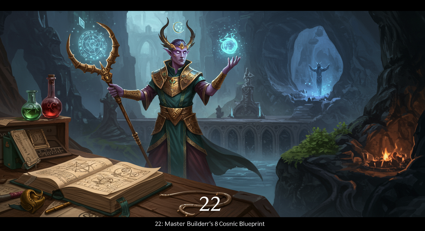 22: Master Builder's Cosmic Blueprint