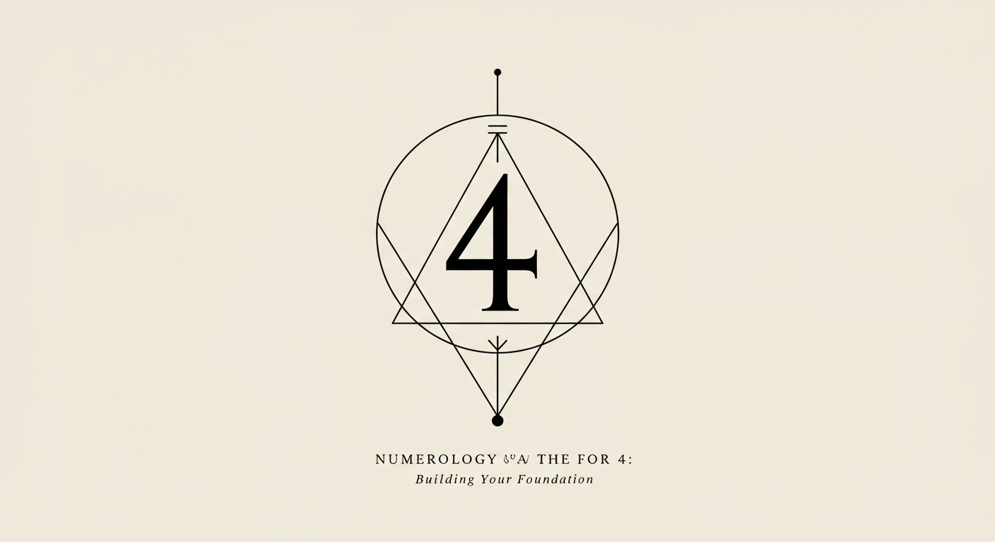 Numerology for 4: Building Your Foundation