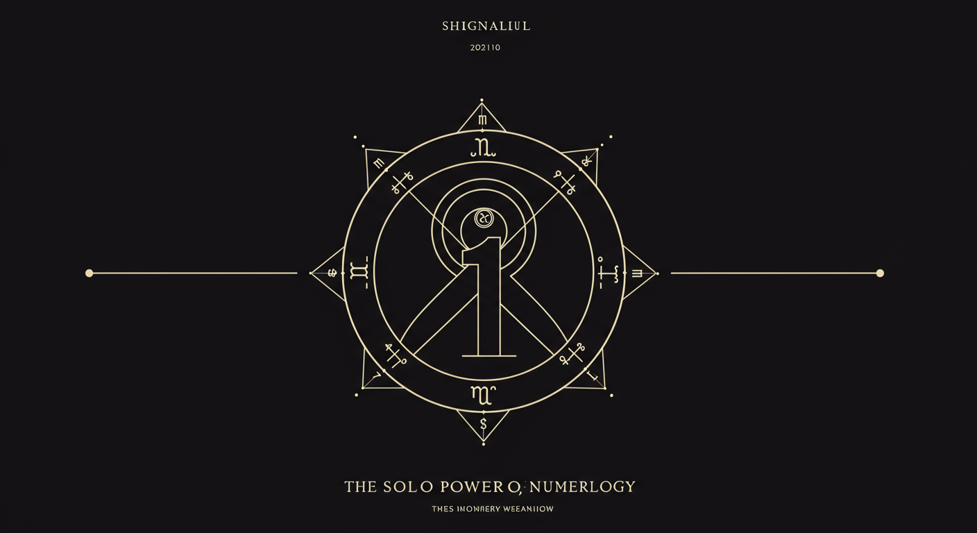 The Solo Power of 1 Numerology
