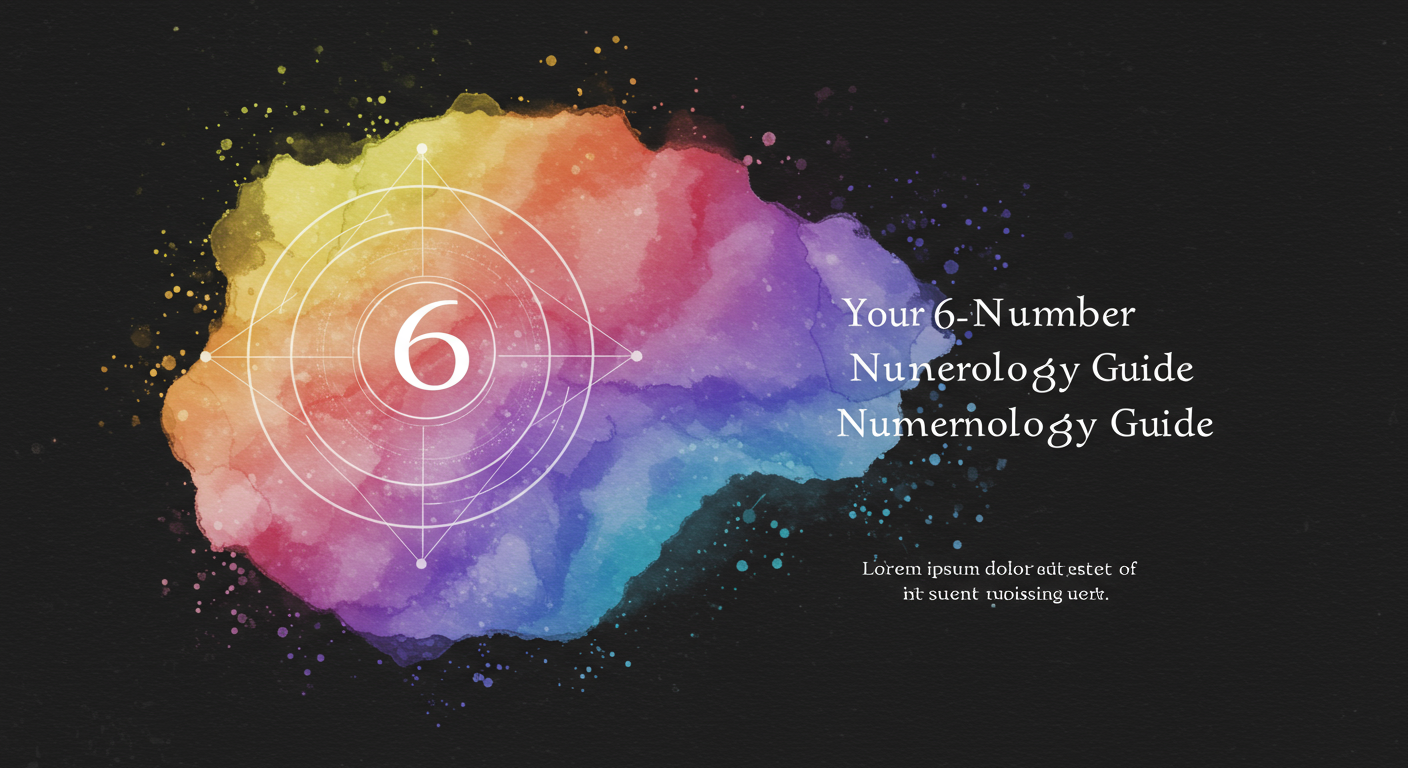 Your 6 Number Numerology Guide