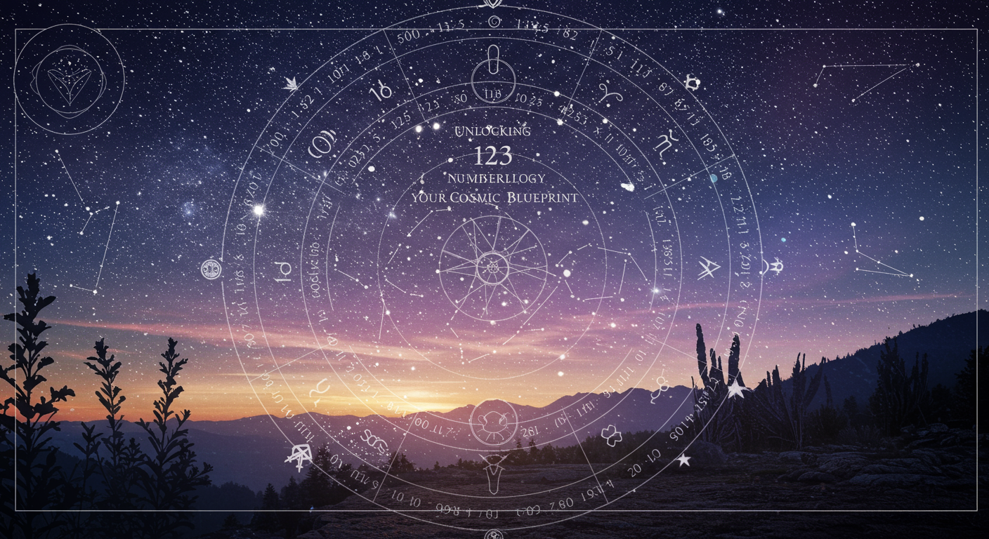 Unlocking 123 Numerology: Your Cosmic Blueprint