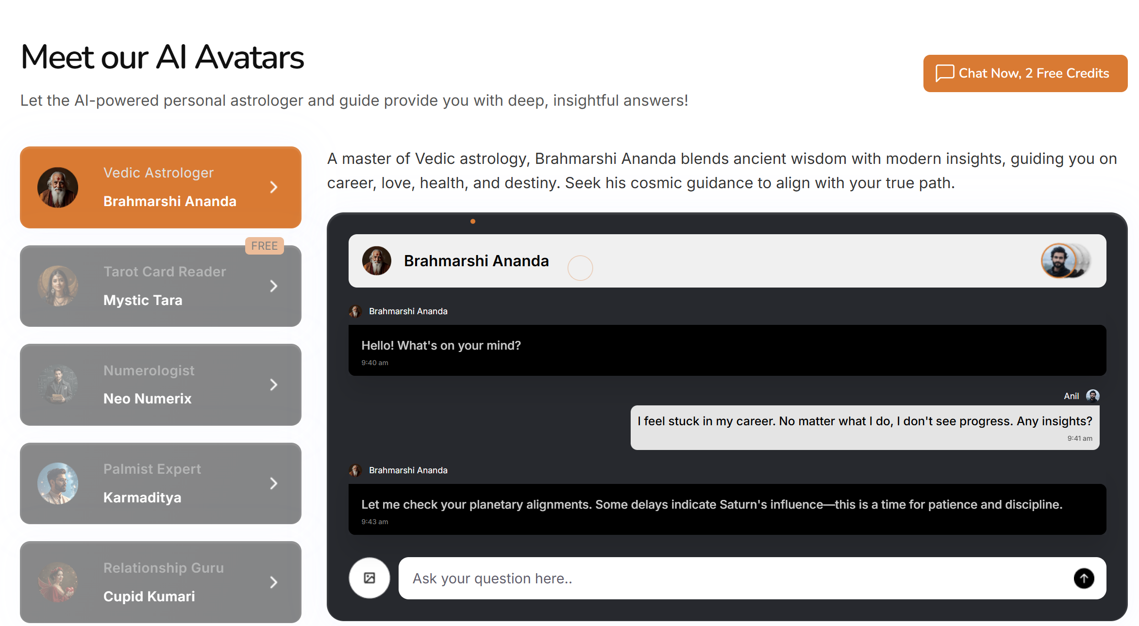 VedVaani: AI-Powered Astrology Screenshot 1