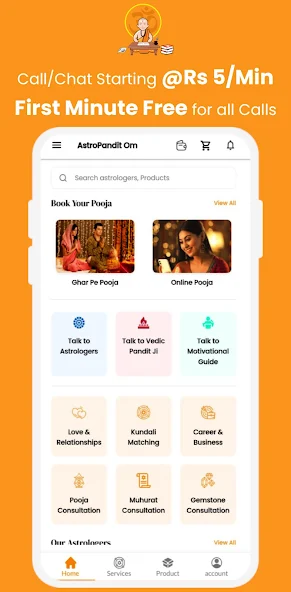 AstroPandit Om — Talk Astro screenshot 1