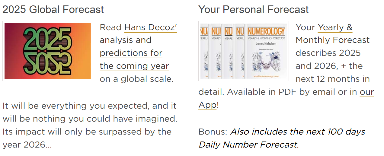 World Numerology Collection Screenshot 3