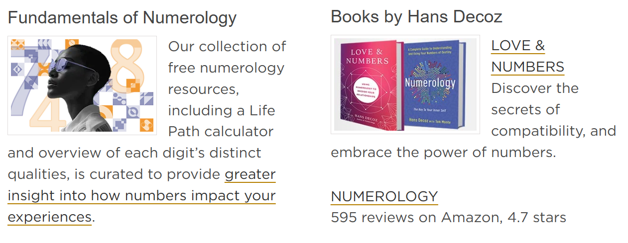 World Numerology Collection Screenshot 4