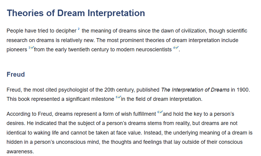 Dream Interpretation	 Screenshot 2