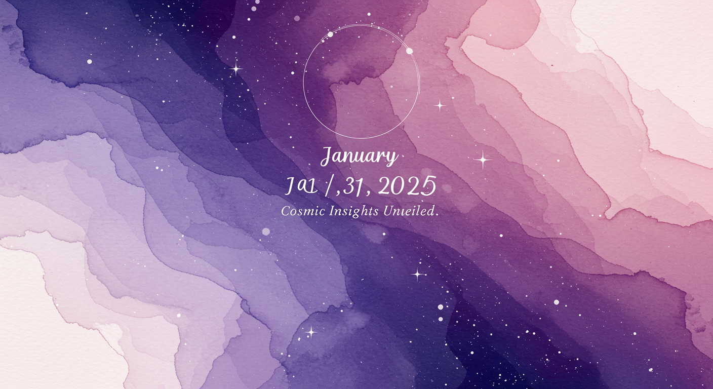 January 31, 2025: Cosmic Insights Unveiled